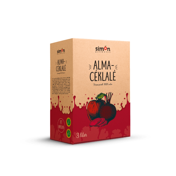 Simon gyümölcs 100% Alma-Céklalé - 3 L